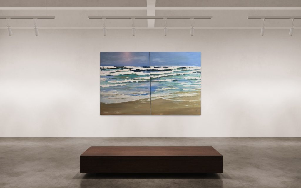 Salty Blues, Available via Gardner Colby Gallery, Naples, FL